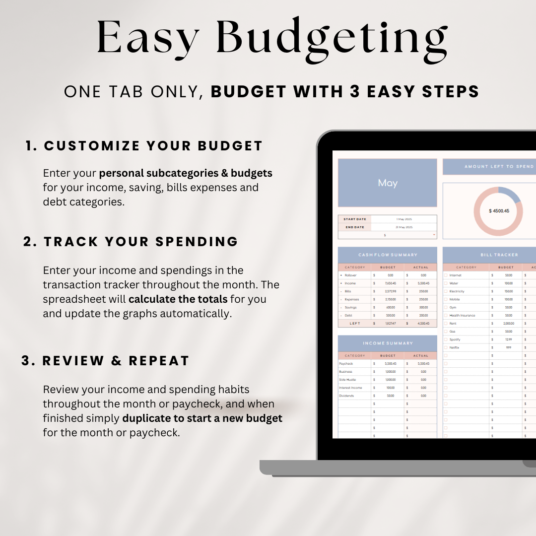The Simple Budget System - Buy Once, Use Forever